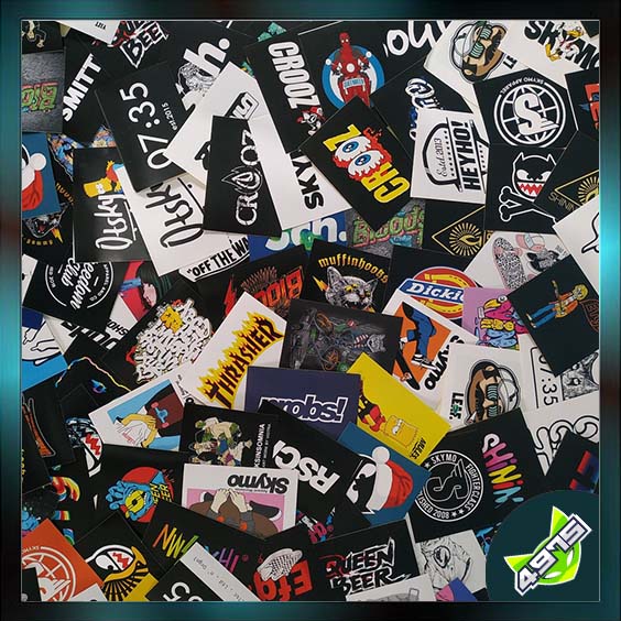 Set 25 Sticker Local Brand Cao Cấp - Nhiều mẫu - Chống thấm - Chấm xước - Chất liệu Decal