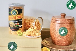 Dừa sấy giòn vị gừng