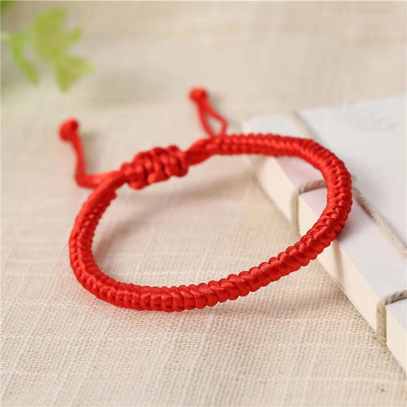 Vòng Đeo Tay Dây Bện Màu Đỏ Đính Cung Hoàng Đạo Dễ Thương Xinh Xắn