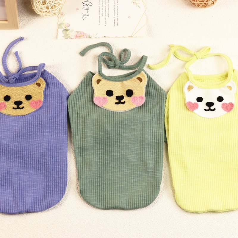 áo gân có tay TẶNG YẾM gấu cho chó mèo