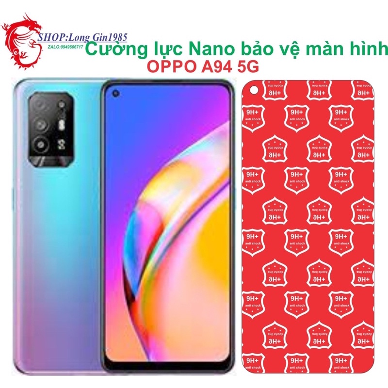 Oppo A94 5G Cường lực dẻo Nano chống va đập chống trầy xước