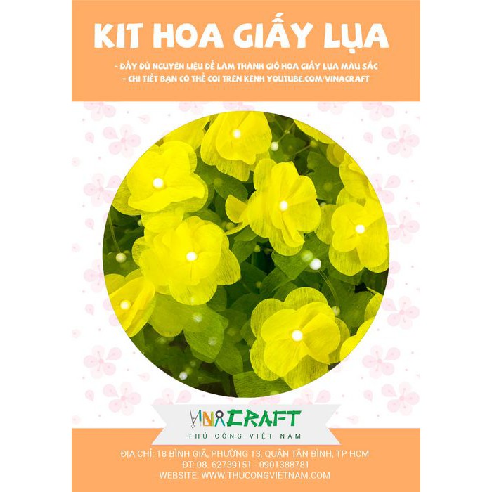 Kit làm hoa giấy lụa