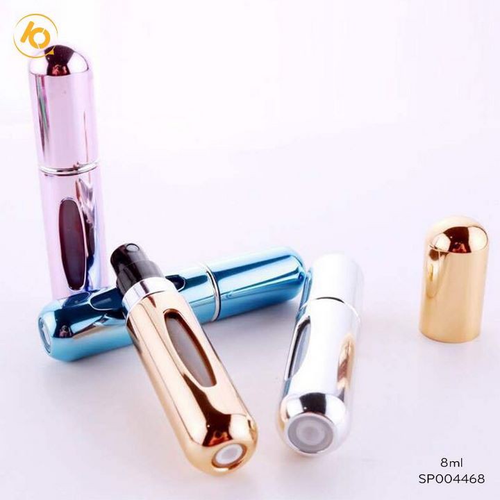 Lọ chiết nước hoa tự động thủy tinh bọc 2 lớp nhôm 8ml - SP004468