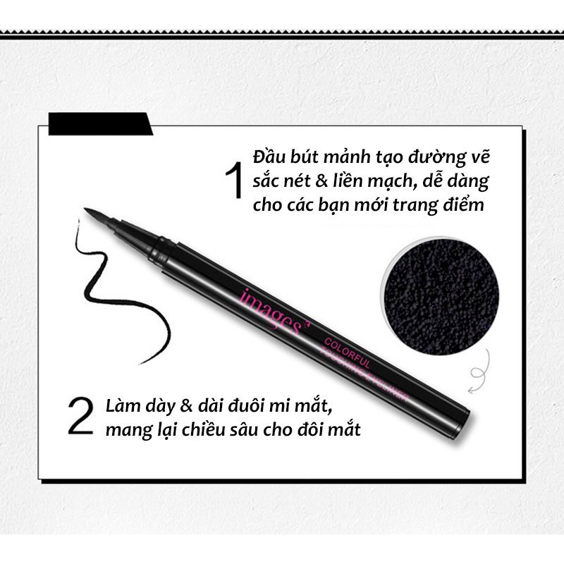 Bộ trang điểm IMAGES Kem BB + Kem chống nắng + Phấn phủ + Chì kẻ mày + Bút kẻ mắt + Mascara + Mặt nạ + Son lì ZH-BTD-M80