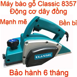 Máy bào gỗ 2 lưỡi mini Classic CLA-8357, động cơ dây đồng, BH chính hãng 6 tháng