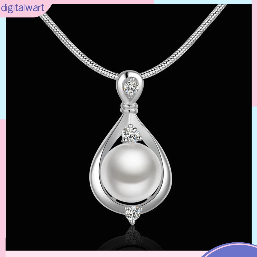 Dây chuyền nữ trang đính ngọc trai tạo hình độc đáo