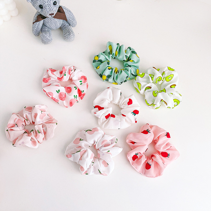 Dây Buộc Tóc Hình Trái Cây Xinh Xắn Cho Nữ