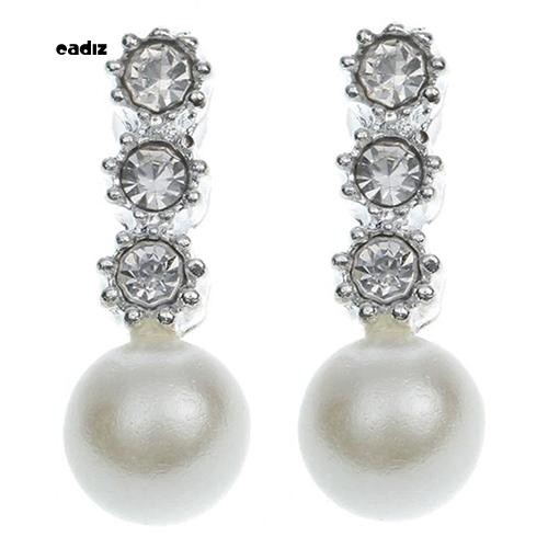 Bông tai cô dâu đính đá/ ngọc trai giả xinh xắn