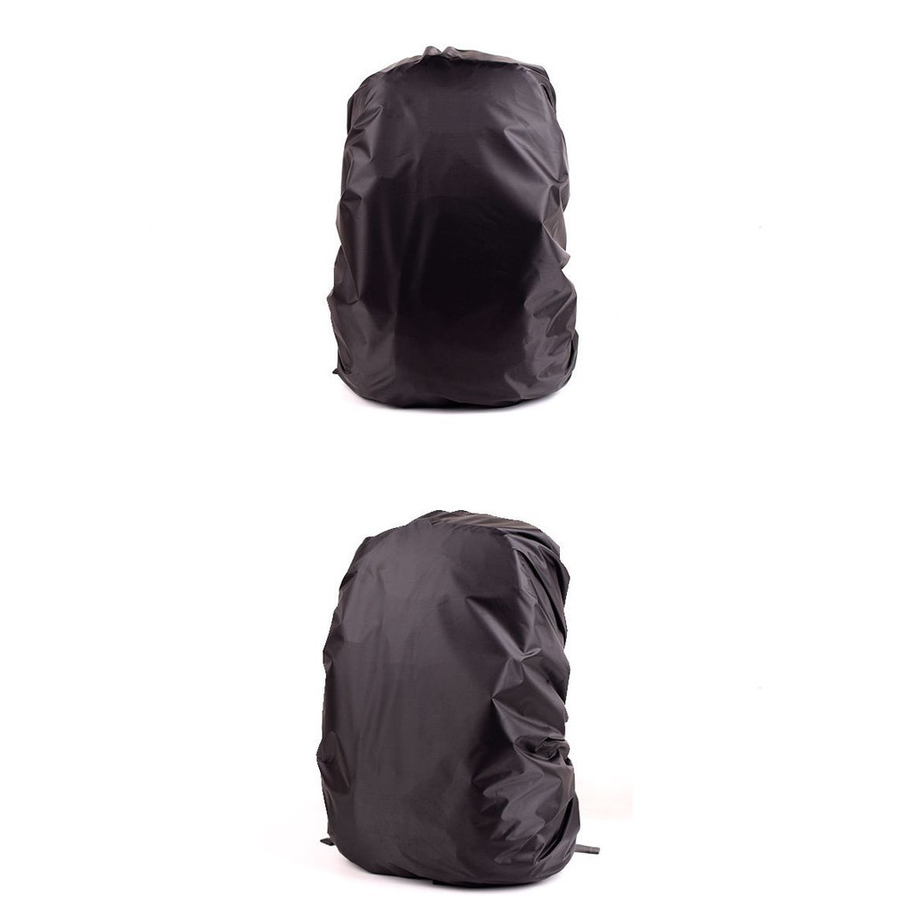 Túi bọc balo đi mưa chống bụi - nước màu đen loại 45 lít