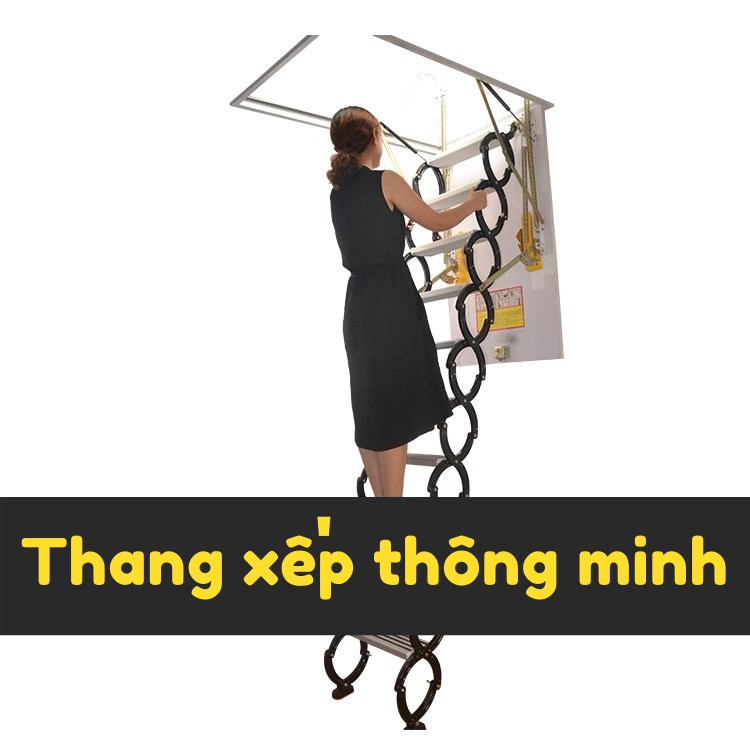 Thang xếp thông minh - Thang gác mái