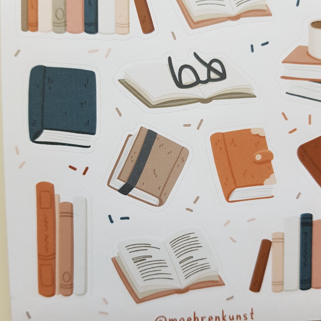 Sticker Trang Trí Sổ - Chủ Đề Trường Học - SS BOOK - Sổ Đựng Card - Trang Trí LOMO - Trang Trí TOPLOADER