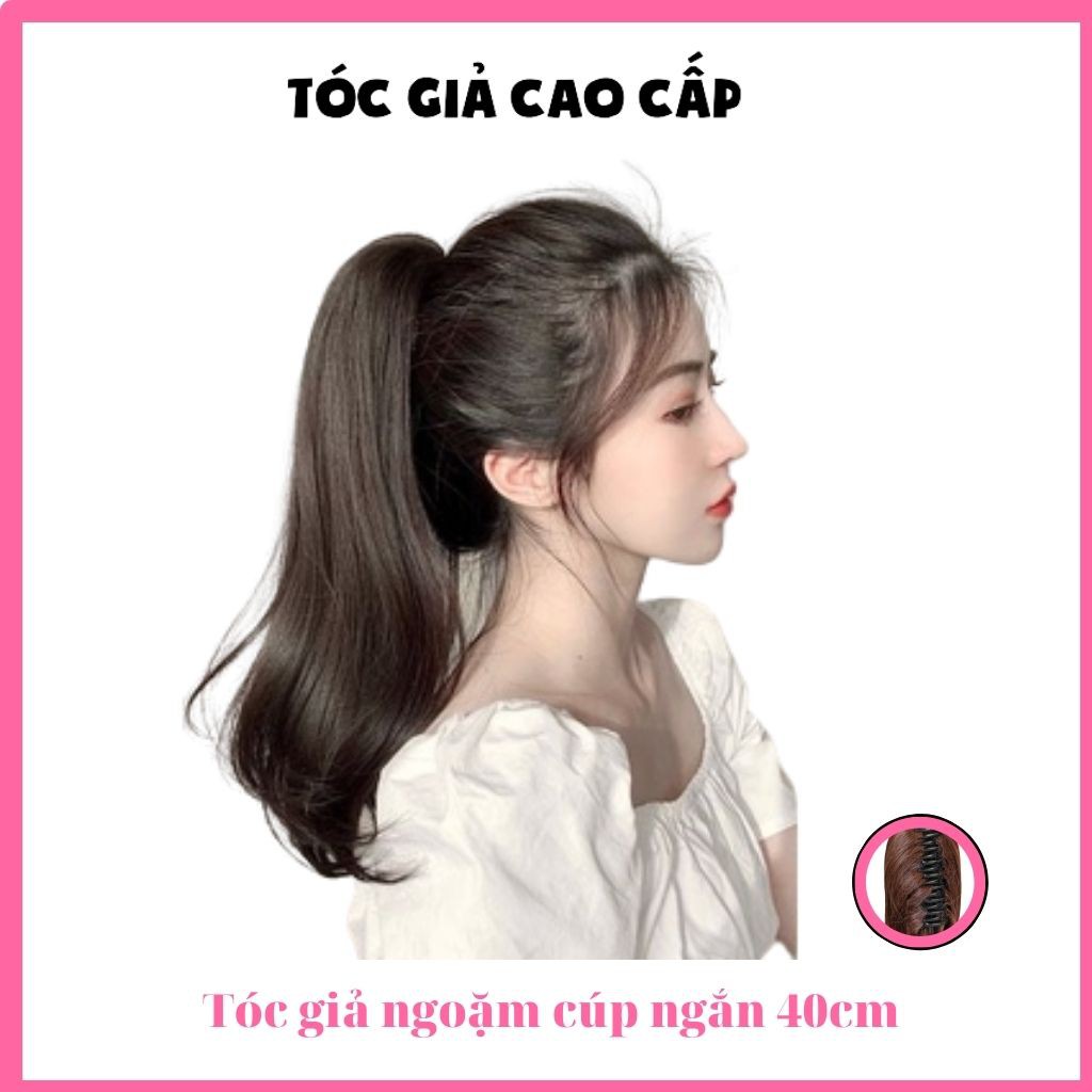 Tóc giả ngoặm cúp ngắn 😍FREESHIP😍 35cm