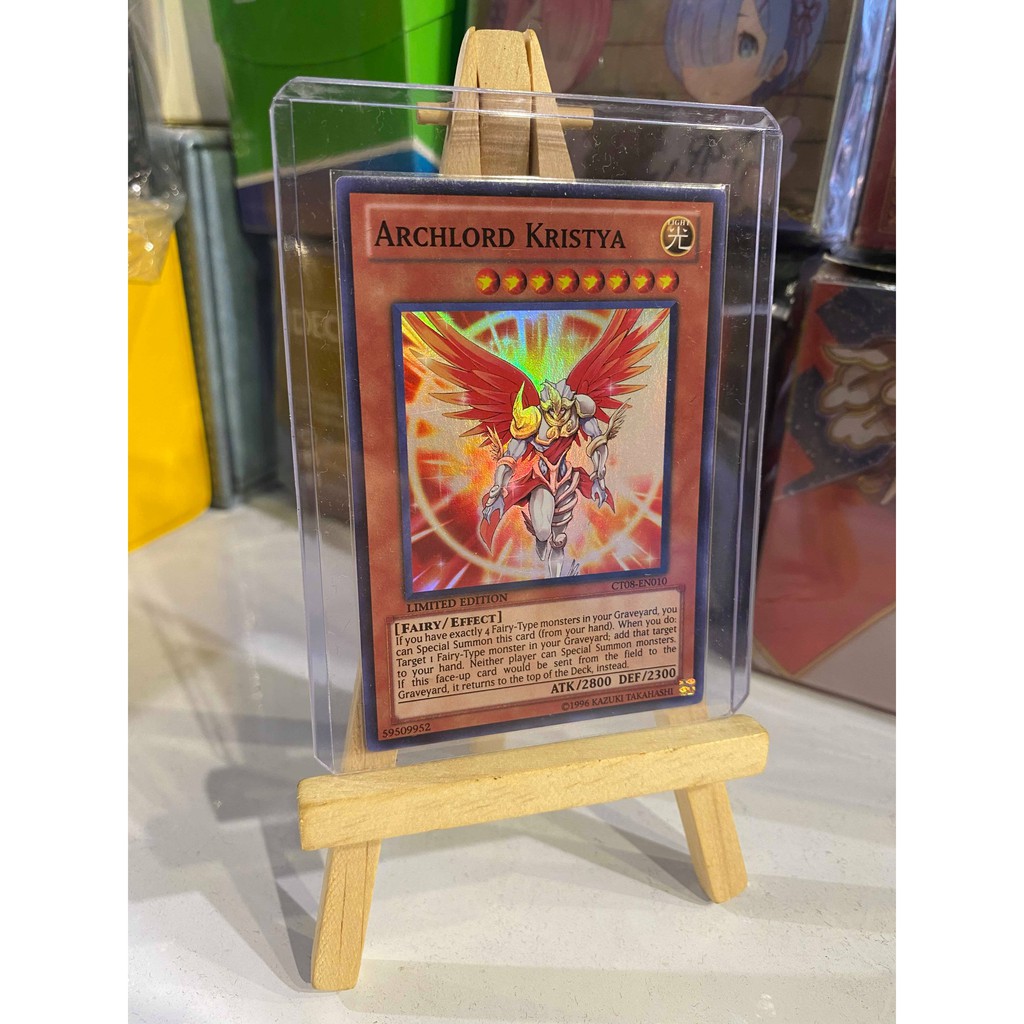 Lá bài thẻ bài Yugioh Archlord Kristya – Super Rare - Tặng bọc bài nhựa bảo quản