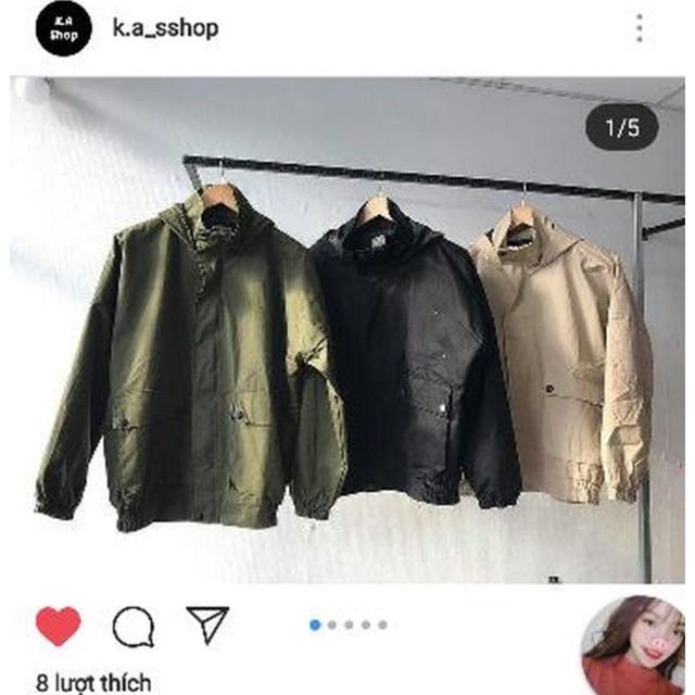 Áo khoác kaki