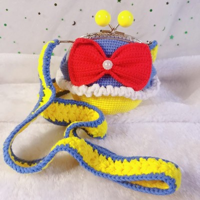 Khung túi 10.5cm hạt châu nhiều màu