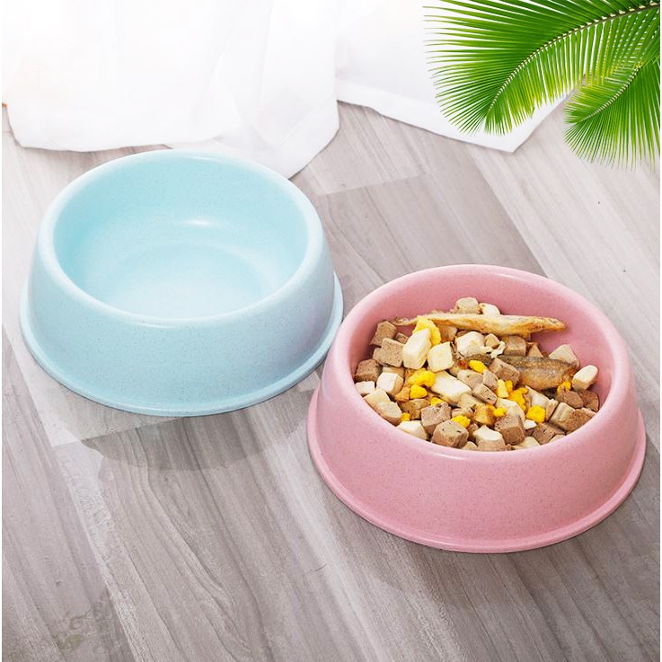 Bát ăn đơn nhựa tròn | bát ăn cho mèo | bát ăn cho chó | dụng cụ ăn uống