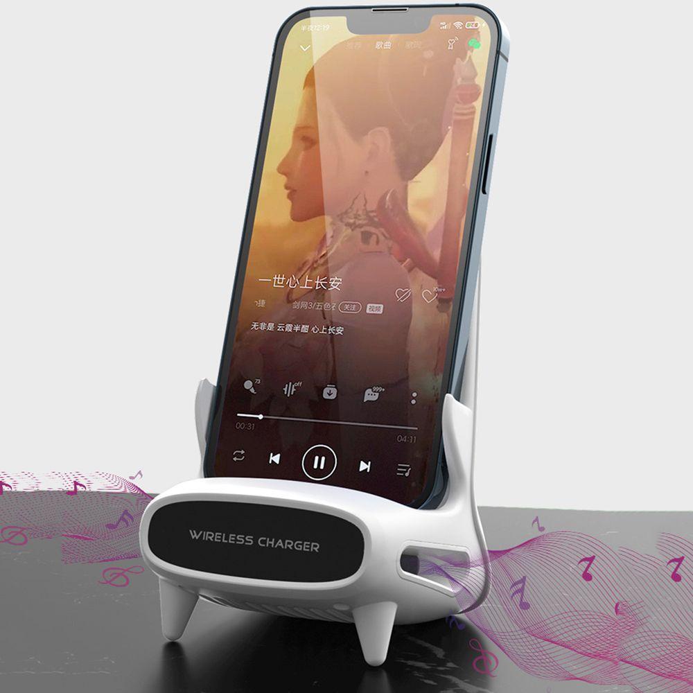 Loa Sạc Nhanh Không Dây Thông Minh 15W Cho Điện Thoại