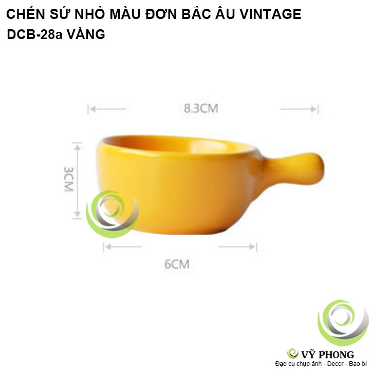 CHÉN SỨ NHỎ MÀU ĐƠN LIVING ART NORDIC STYLE MÀU VINTAGE TRANG TRÍ BẾP CHỤP HÌNH ĐẠO CỤ CHỤP ẢNH SẢN PHẨM INS DCB-28