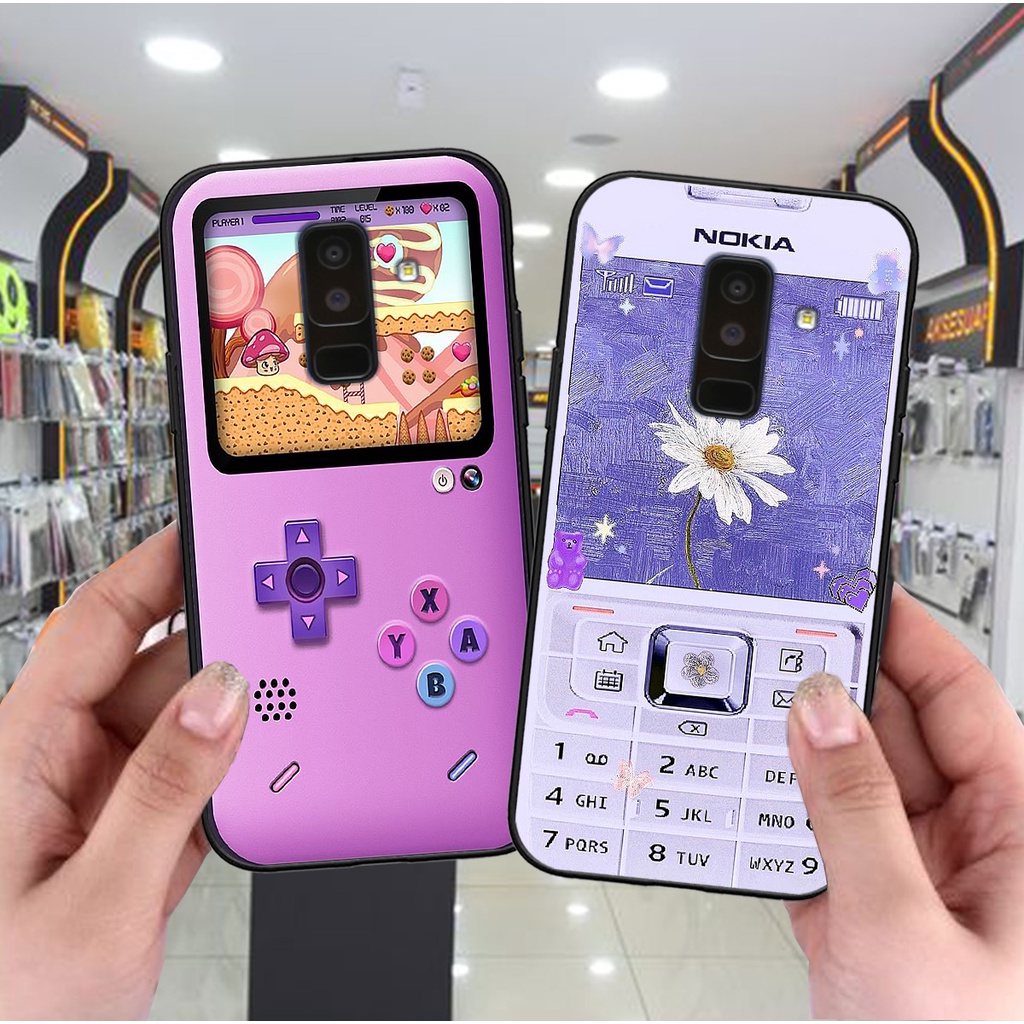Ốp Samsung A6 2018 / A6 Plus / A6+ bộ hình điện thoại nokia huyền thoại , BTS , Vpop cute