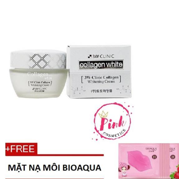 KEM DƯỠNG TRẮNG DA 3W CLINIC COLLAGEN WHITE