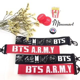 Dây đeo điện thoại ngắn cầm tay , dây đeo điện thoại mẫu ngắn ban nhạc straps  BTS, Army