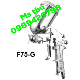 thiết bị Phun Sơn F75  là loại súng phun sơn dùng hơi (Khí nén)