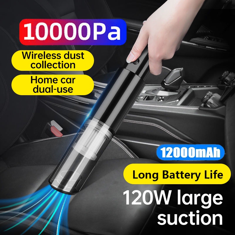 Máy Hút Bụi Cầm Tay Công Suất Cao 10000PA Cho Xe Hơi/Nhà Cửa