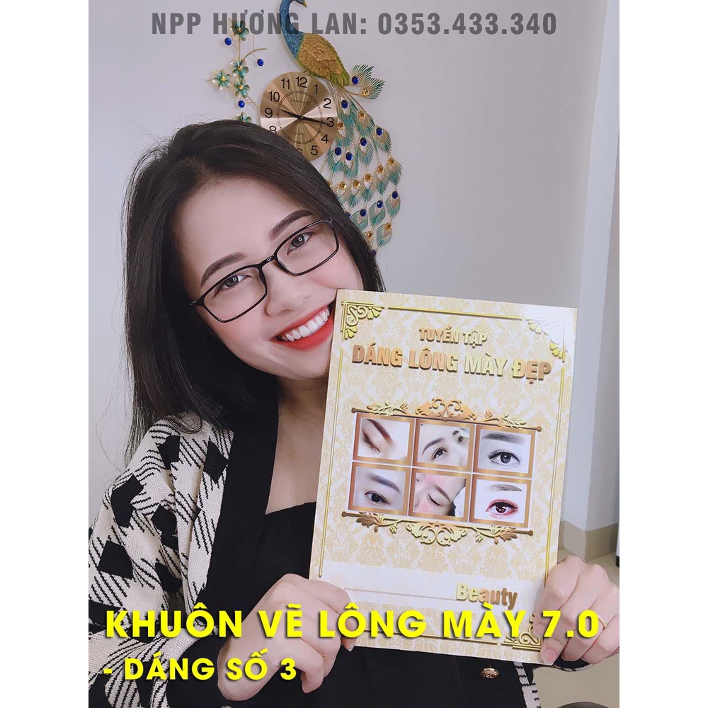 Khuôn Kẻ Lông Mày Phun Xăm 7.0