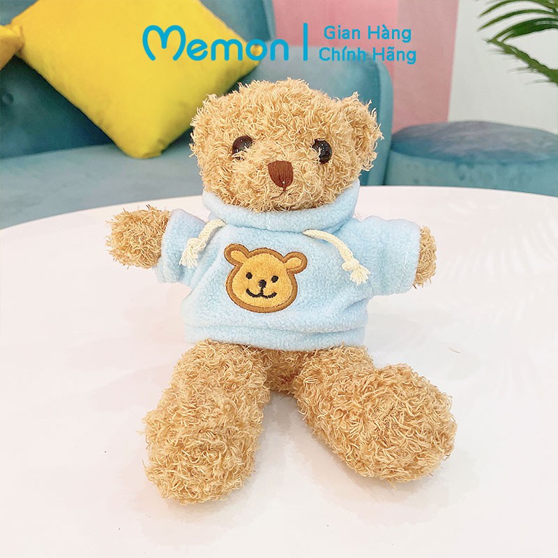 [Mã LIFEM1 giảm 50k đơn 99k] Gấu Bông Teddy Head Tales áo mũ Mini Cao Cấp Memon