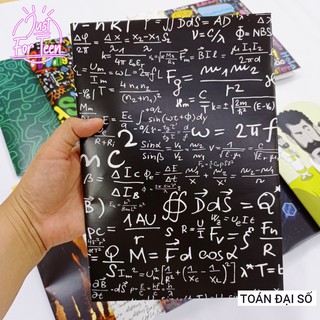 Bao tập chủ đề Môn Toán - Đại Số - Bao tập môn học - Giấy bọc vở môn học SIÊU CHẤT