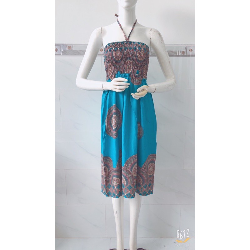 [chọn màu/45-60ký]Đầm maxi lanh ống 9 tấc | BigBuy360 - bigbuy360.vn