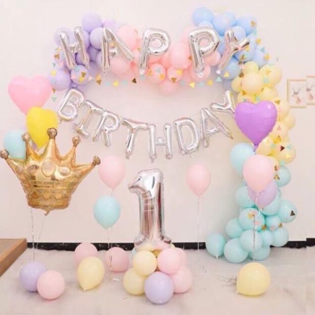 Set trang trí sinh nhật cho bé trai bé gái (Tặng kèm băng dính + bơm tay) #TrangTriSinhNhat