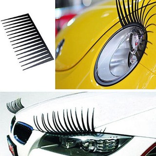 Miếng Dán Trang Trí Đèn Pha Xe Hơi Hình Lông Mi 3D