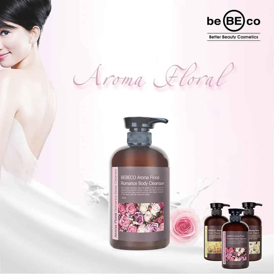 SỮA TẮM HƯƠNG NƯỚC HOA CAO CẤP BEBECO AROMA FLORAL 750ML