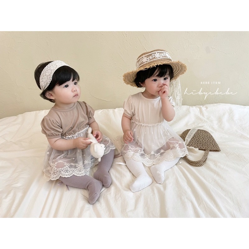 Váy liền thân bé gái Hàn Quốc