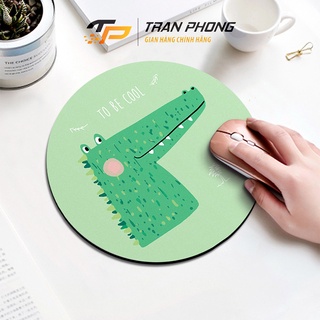 Miếng Lót Chuột Dễ Thương Hình Tròn Họa Tiết ( 20cm )