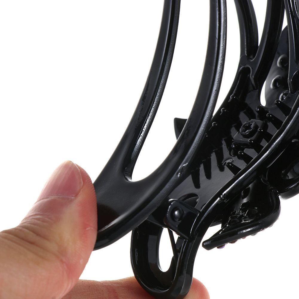 Kẹp Tóc Họa Tiết Hoa Thanh Lịch|Kẹp Tóc Đính Đá Lấp Lánh