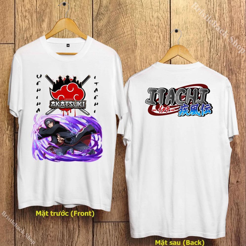 [UY TÍN]🎀 Áo Uchiha Itachi - Áo Naruto - Itachi T-Shirt - Akatsuki T-Shirt siêu rẻ - UIC-026