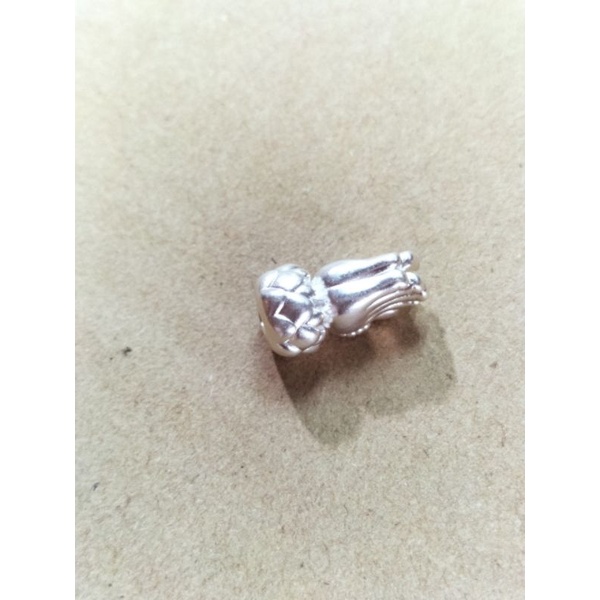 Charm bông sen bàn tay phật bạc s925 vĩnh viễn bảo hành bạc