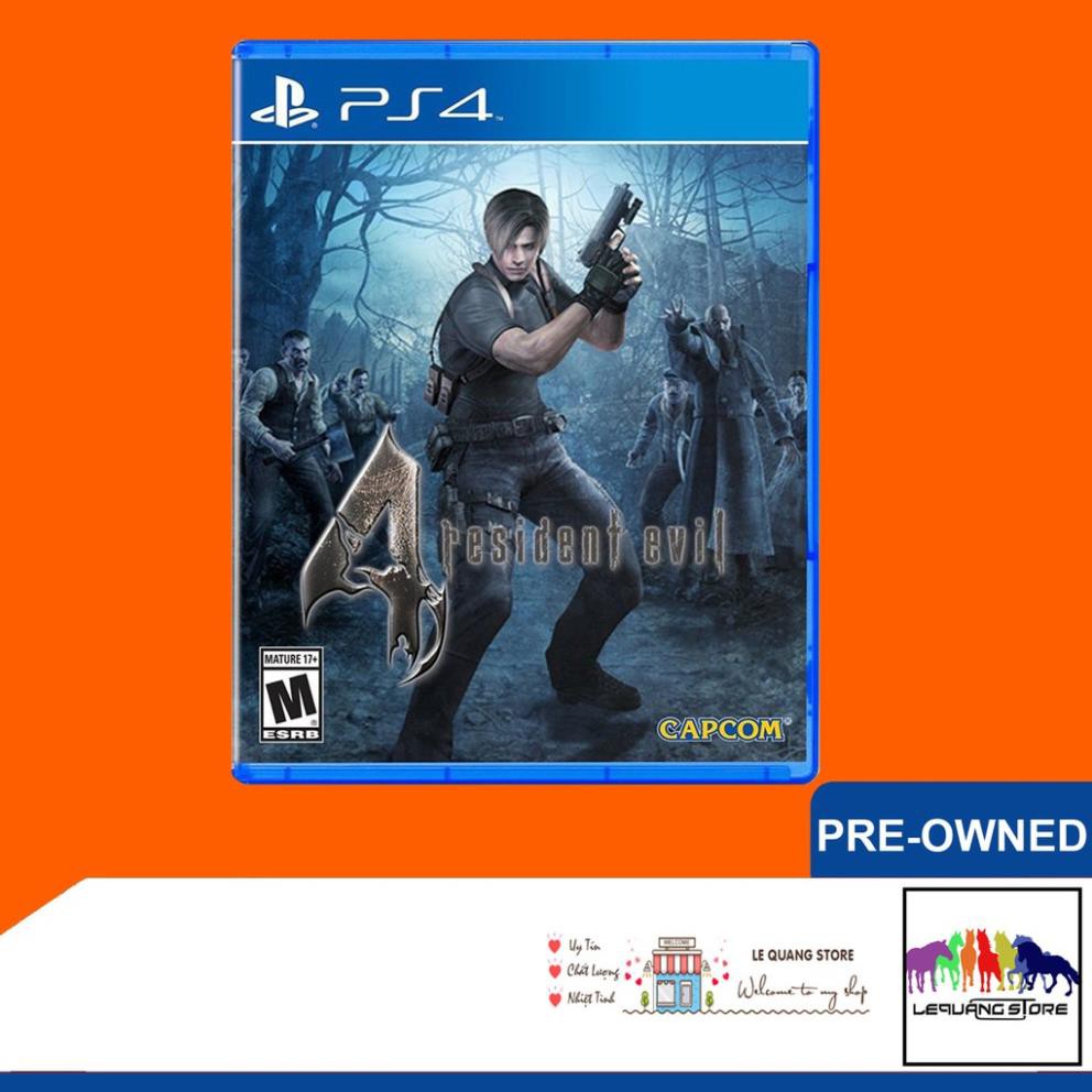 Đĩa game PS4: Resident Evil 4