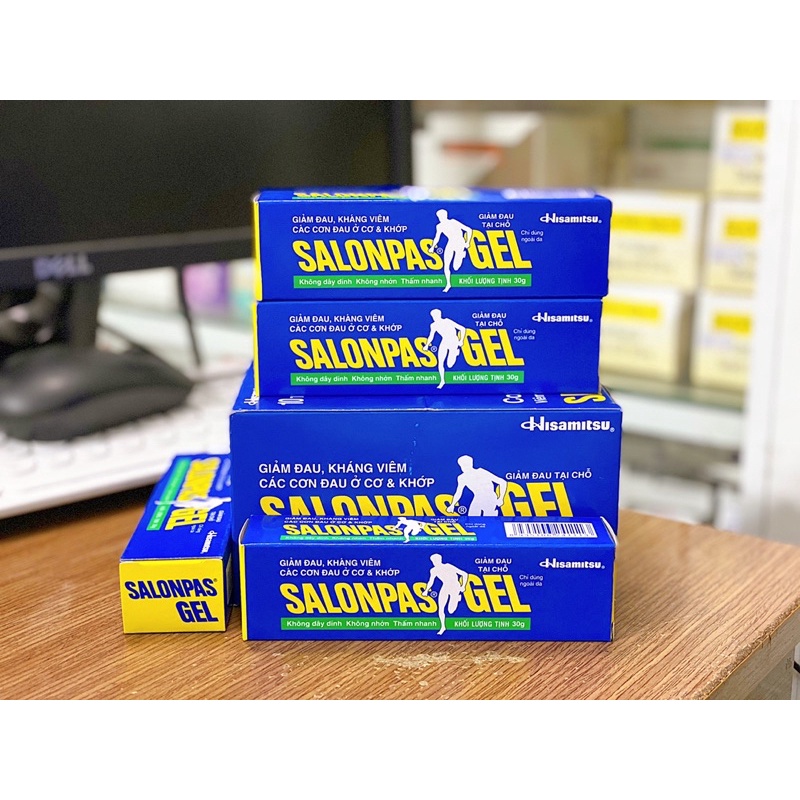 Salonpas gel 30g, salonpas xịt