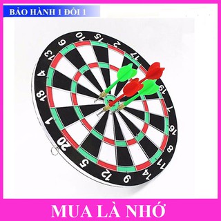 Bảng Phi Tiêu 2 Mặt 17 inch (42cm) TẶNG KÈM 6 Phi Tiêu Màu