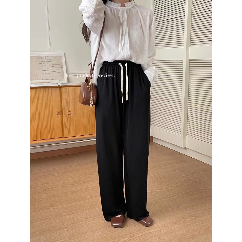 Quần culottes dây luồn trắng by JOJO 9341