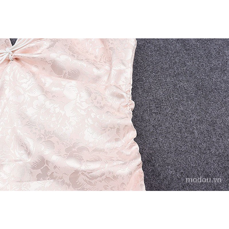 Đầm Dây Rút Hoạ Tiết Hoa Thiết Kế Quyến Rũ