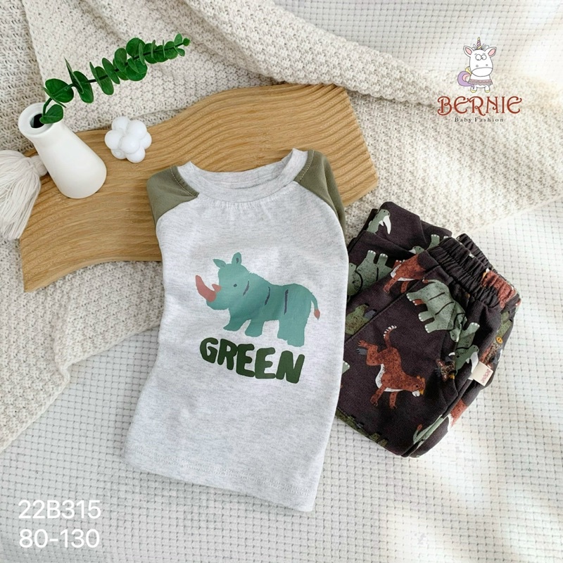 Bộ dài tay Bernie thu đông cho bé trai