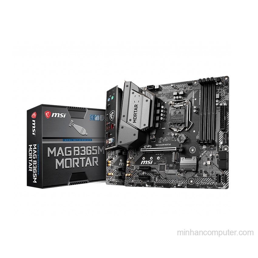 Mainboard MSI B365M Mortar (Intel B365, Socket 1151, m-ATX, 4 khe RAM DDR4)- hàng new full box, bảo hành 36 tháng