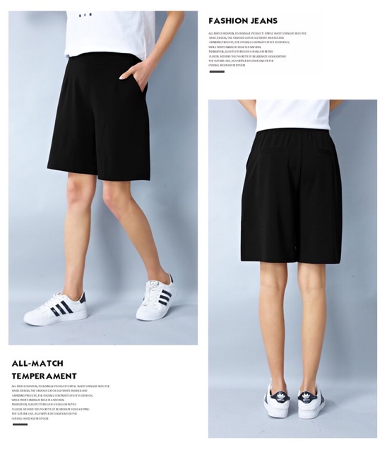 Quần ngố short big size túi xéo ống rộng size lớn 65-85kg