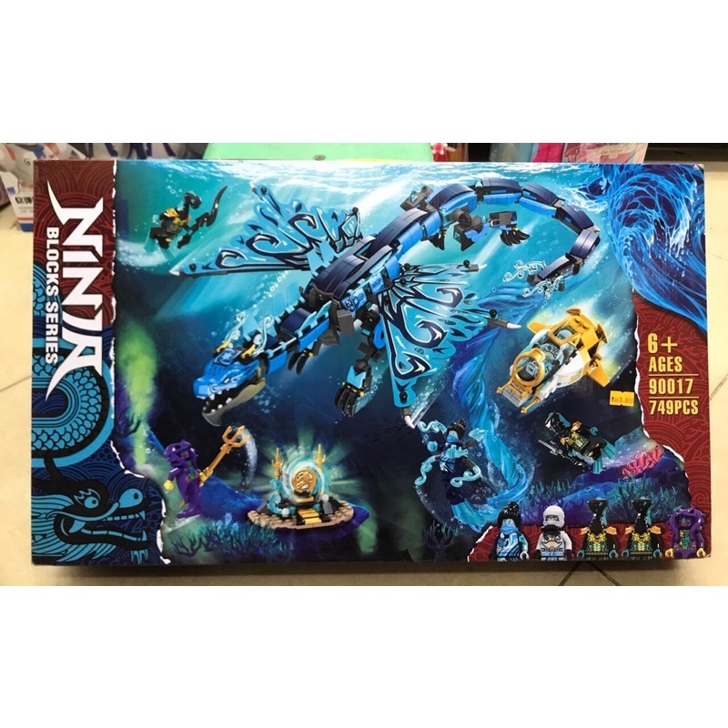 Xếp Hình Ninjago Seabound Water Dragon nonlego 90017 Rồng Biển Quyền Năng 749 Mảnh