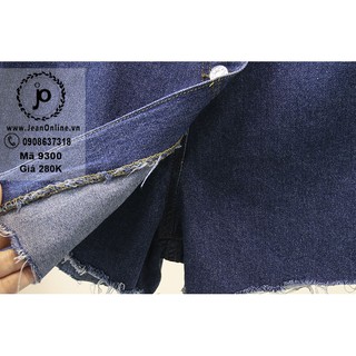 Quần short jean giả váy big size (MS 9300)