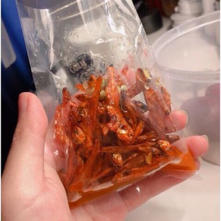 Cá cơm tẩm gia vị vỉ 10 gói ( cá cơm tuổi thơ dỡ dội)